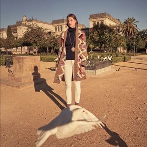 Anthropologie Hand Knit Mosaic Cardigan ❤️🖤🤎